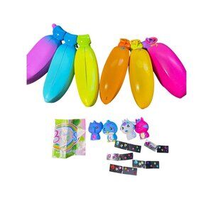 6 Bananas Huggers Collectible & 4 Crushie Characters